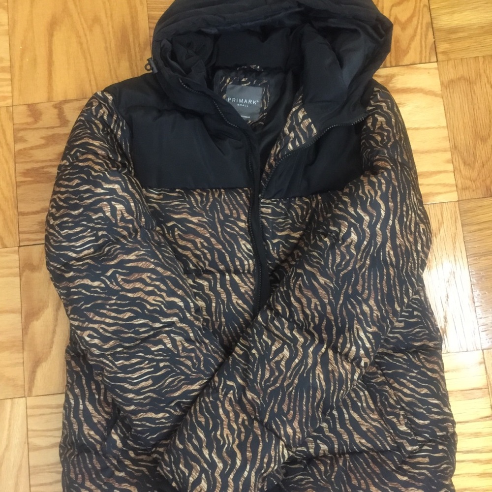 Men’s Animal Print Puffer Coat